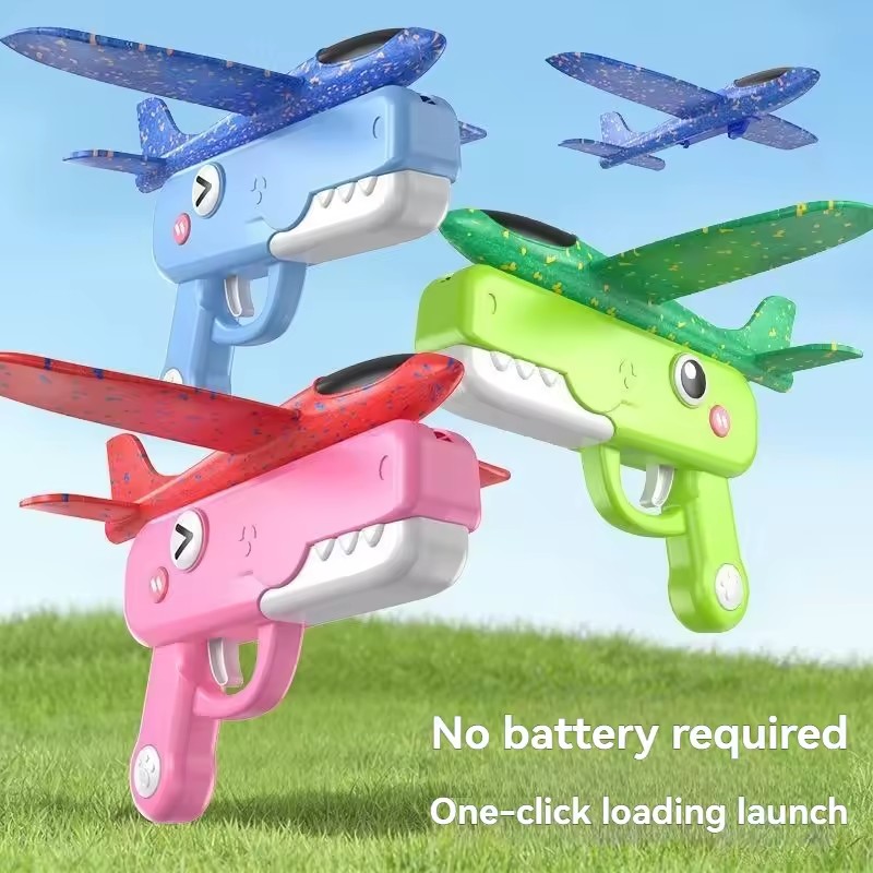 Catapult Launcher Toy - Dinozor Köpük Uçak Fırlatıcı Oyuncaklar Köpük