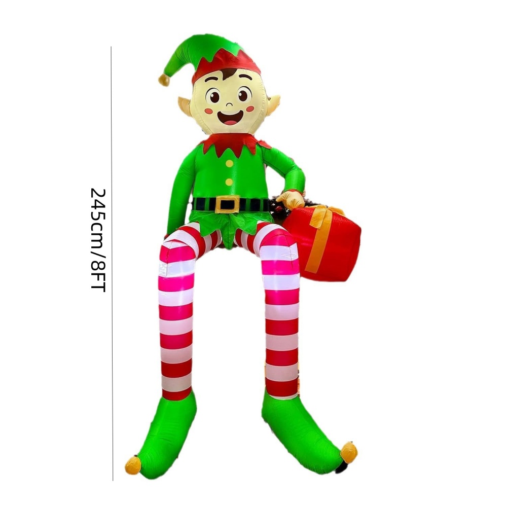 8FT Noel Şişme Oturan Elf Deko - Kids Toys Xmas incelemesi ve fiyatı